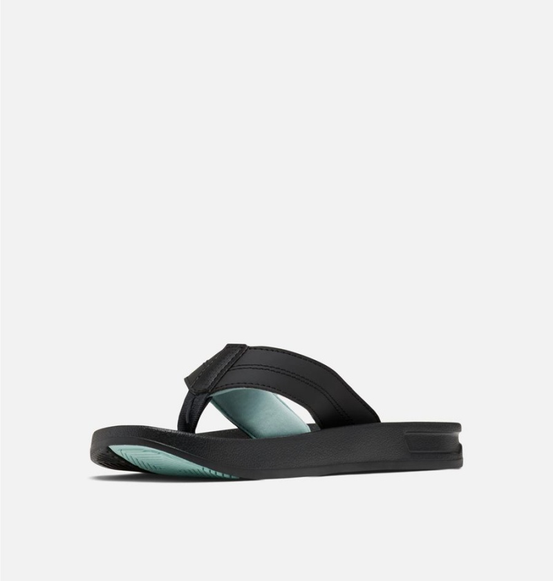 Columbia PFG Tidal Ray Flip Flop Women's Sandals Black | JDWCRZ-251