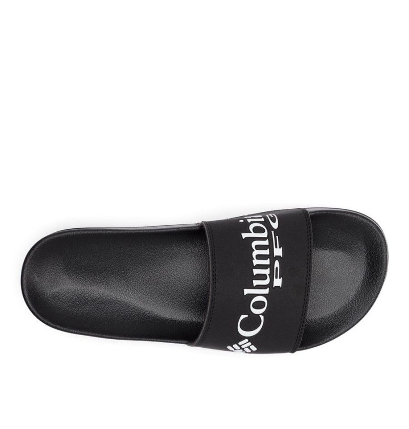Columbia PFG Tidal Ray Slide Men's Sandals Black | JPGTEN-128