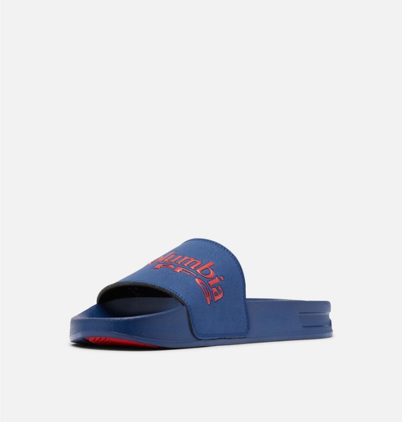 Columbia PFG Tidal Ray Slide Men's Sandals Blue | SNOQIA-302