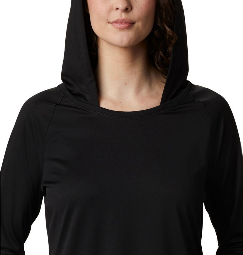 Columbia PFG Tidal Tee Women's Hoodie Black | EFBQJN-378