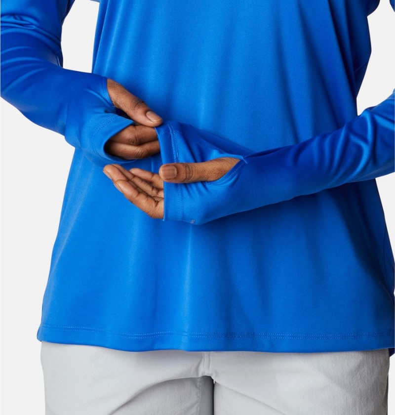 Columbia PFG Tidal Tee Women's Hoodie Blue | THGQPU-681