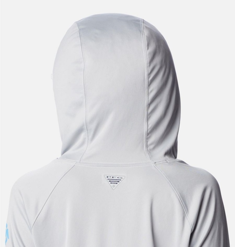 Columbia PFG Tidal Tee Women's Hoodie Grey | KVJAFL-562