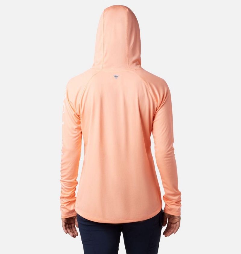 Columbia PFG Tidal Tee Women's Hoodie Orange | TCAPGW-967