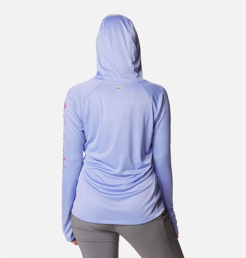 Columbia PFG Tidal Tee Women's Hoodie Purple | COSPQI-034