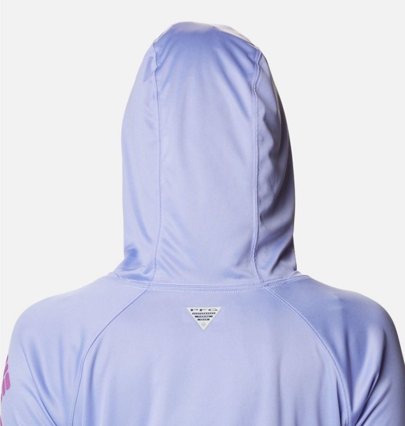 Columbia PFG Tidal Tee Women's Hoodie Purple | COSPQI-034