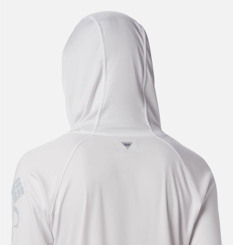 Columbia PFG Tidal Tee Women's Hoodie White | RDNEMP-573