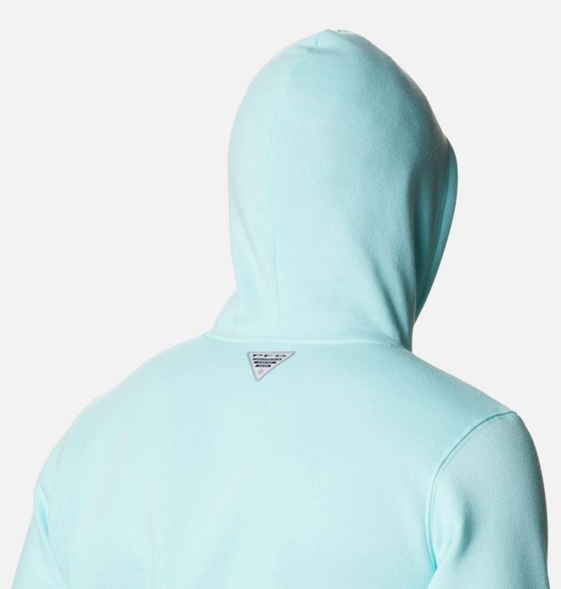 Columbia PFG Triangle II Men's Hoodie Blue | ENWLDP-964