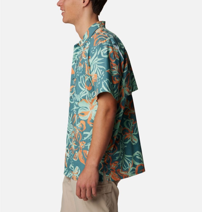 Columbia PFG Trollers Best Short Sleeve Men's Shirt Multicolor | VRZTJK-289