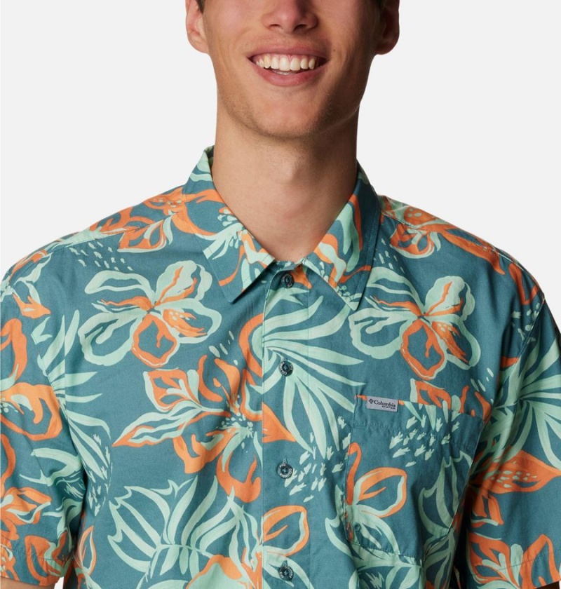 Columbia PFG Trollers Best Short Sleeve Men's Shirt Multicolor | VRZTJK-289