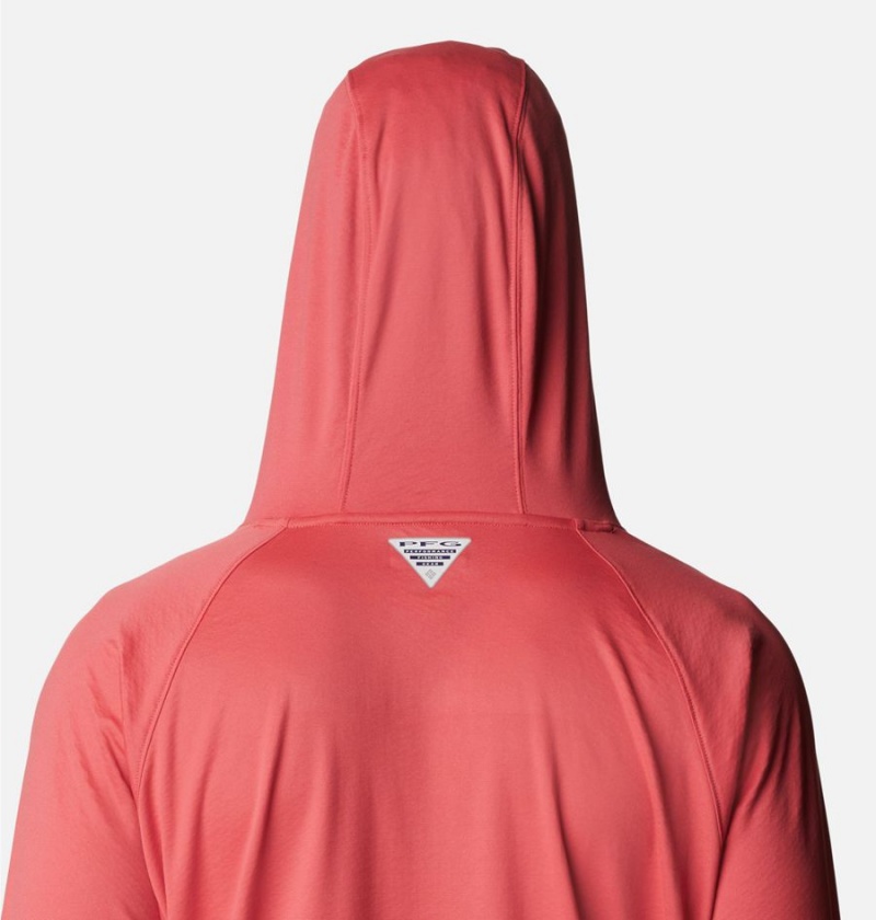 Columbia PFG Zero Rules Ice Men's Hoodie Red | LXYKIN-092