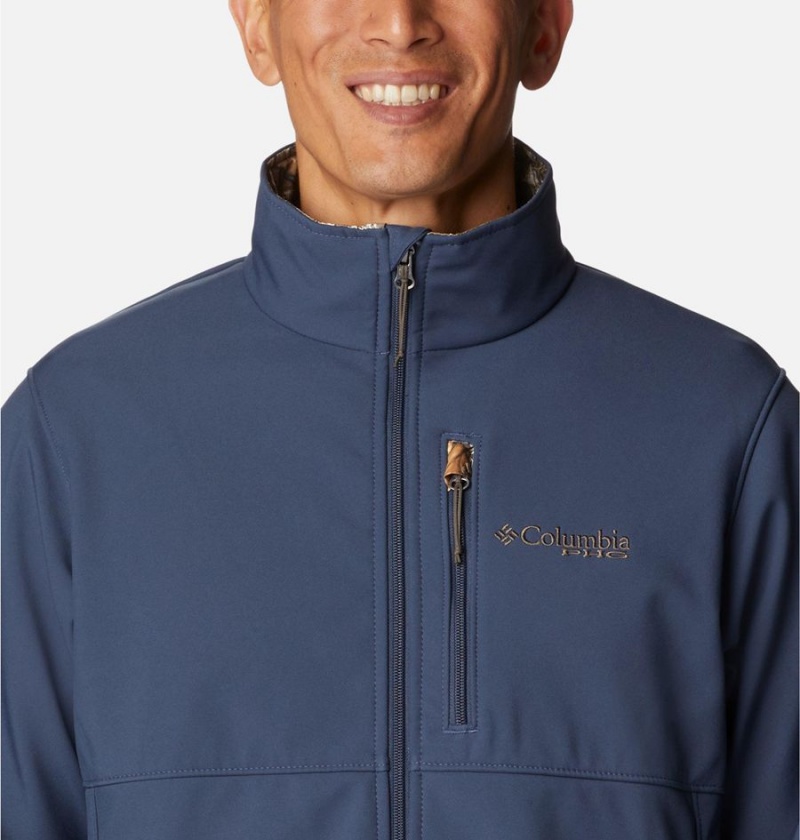 Columbia PHG Ascender Men's Softshell Jackets Blue | SQTVDG-420