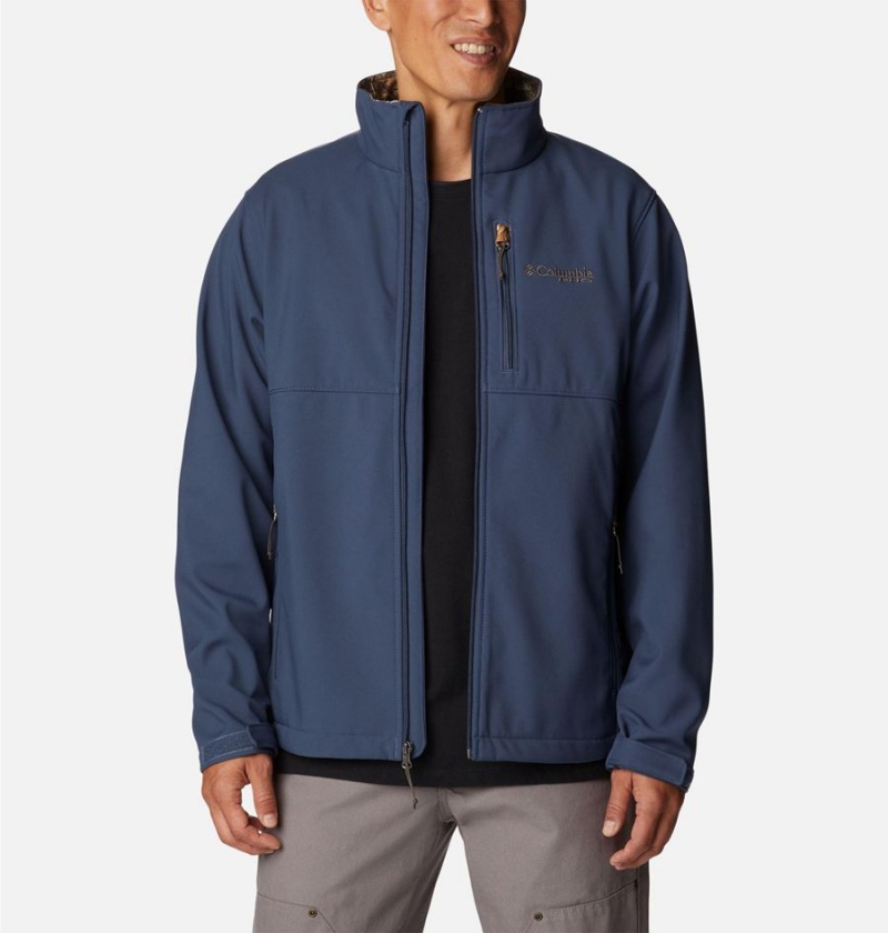 Columbia PHG Ascender Men's Softshell Jackets Blue | SQTVDG-420