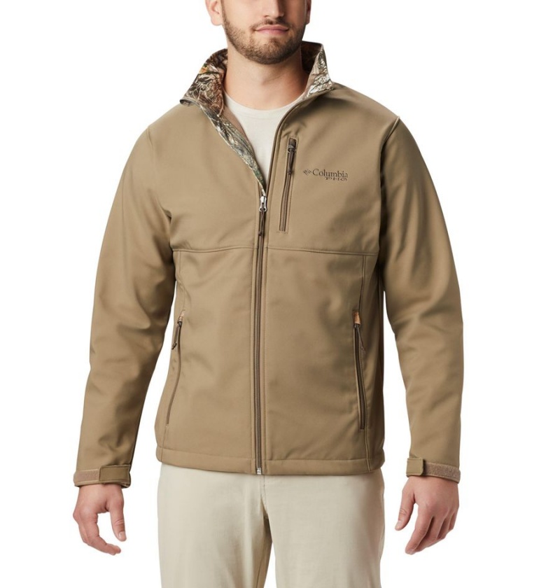 Columbia PHG Ascender Men\'s Softshell Jackets Brown | PMCGER-961