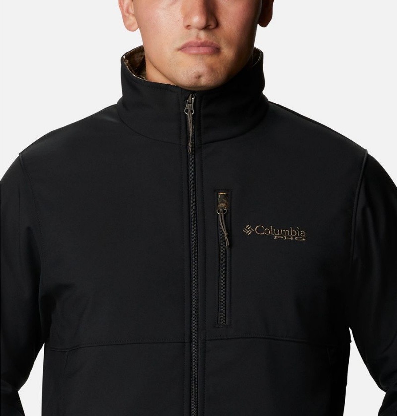 Columbia PHG Ascender Men's Softshell Jackets Black | CUOKMG-067