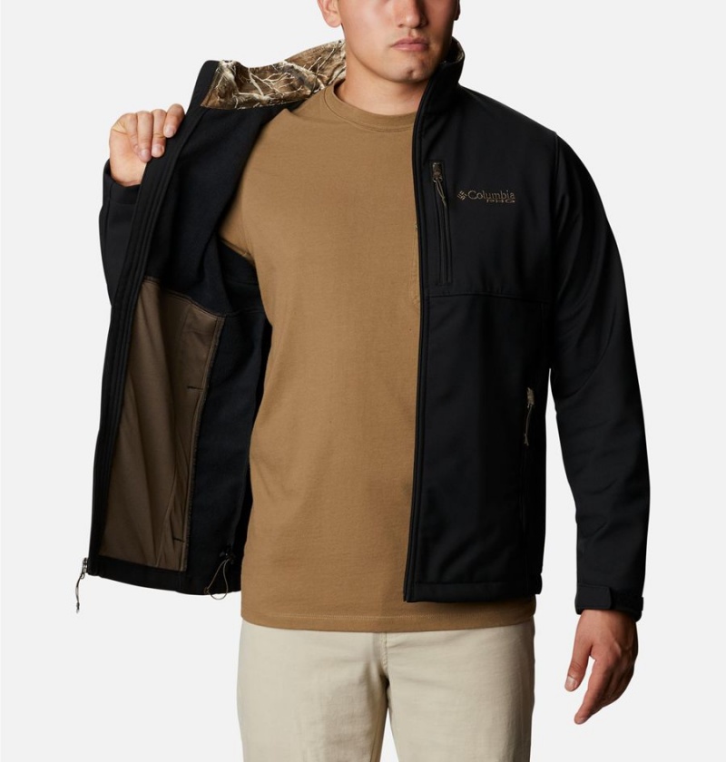 Columbia PHG Ascender Men's Softshell Jackets Black | CUOKMG-067