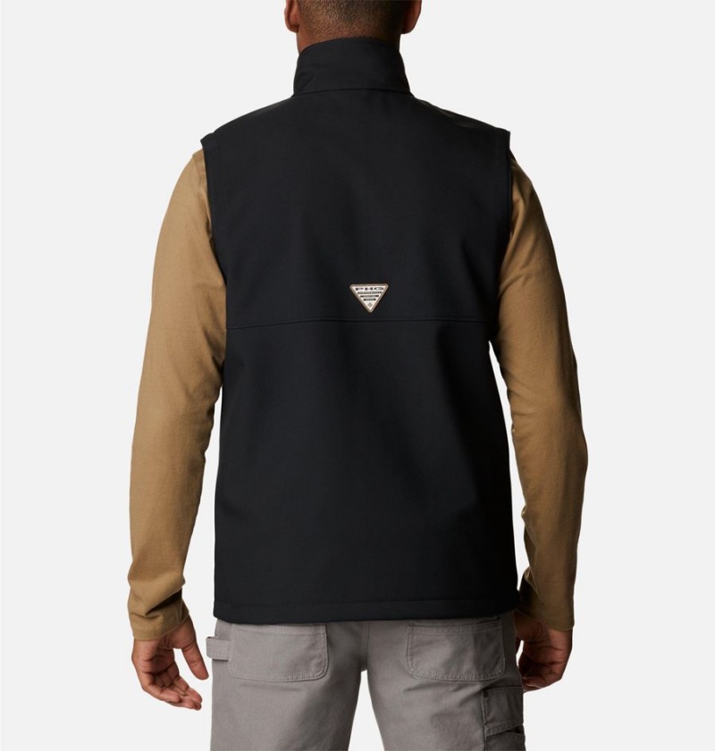 Columbia PHG Ascender Softshell Men's Vest Black | YFPNXH-849