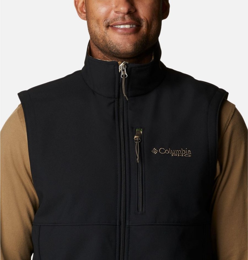 Columbia PHG Ascender Softshell Men's Vest Black | YFPNXH-849