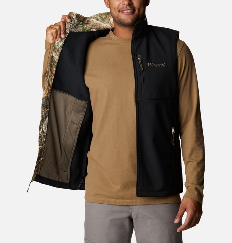 Columbia PHG Ascender Softshell Men's Vest Black | YFPNXH-849