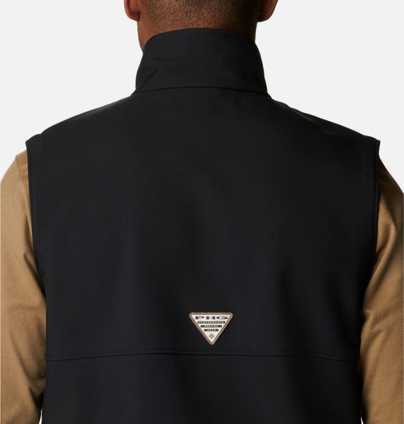 Columbia PHG Ascender Softshell Men's Vest Black | YFPNXH-849