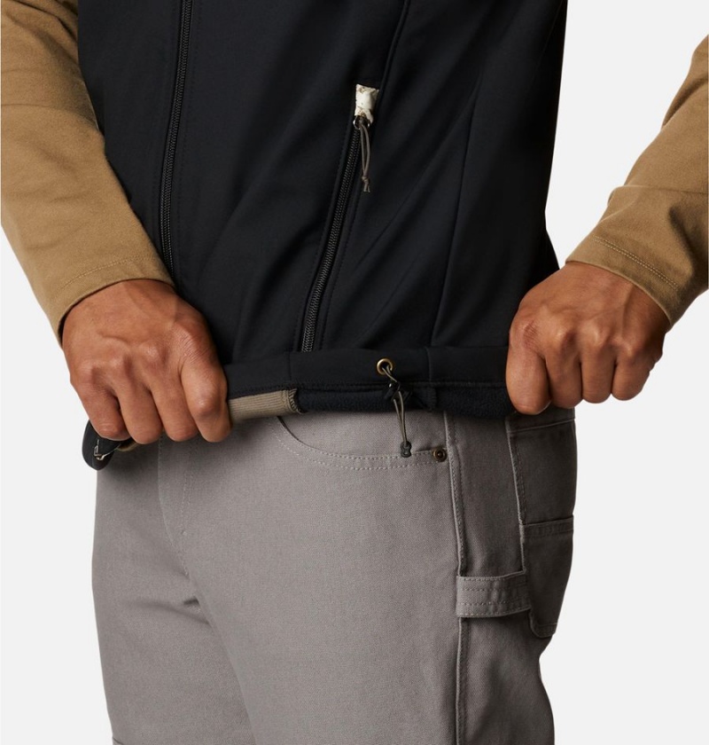 Columbia PHG Ascender Softshell Men's Vest Black | YFPNXH-849