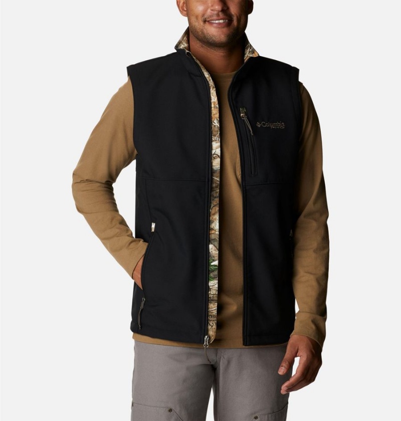 Columbia PHG Ascender Softshell Men's Vest Black | YFPNXH-849