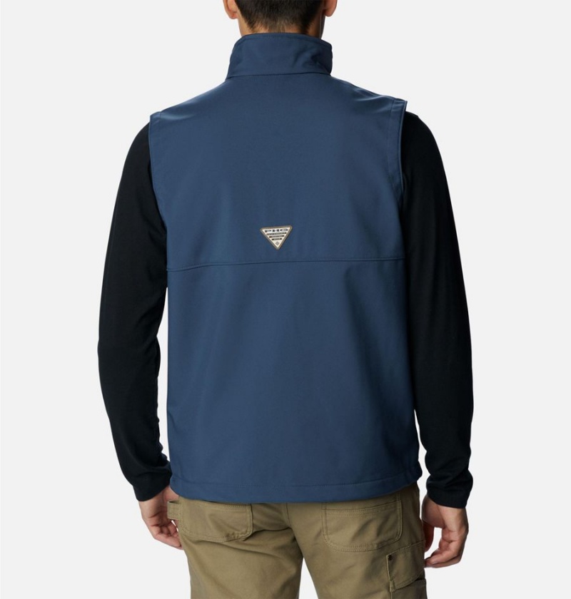 Columbia PHG Ascender Softshell Men's Vest Blue | THDFNR-852