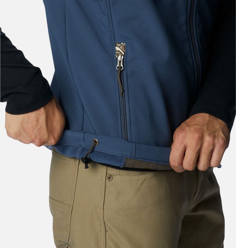 Columbia PHG Ascender Softshell Men's Vest Blue | THDFNR-852