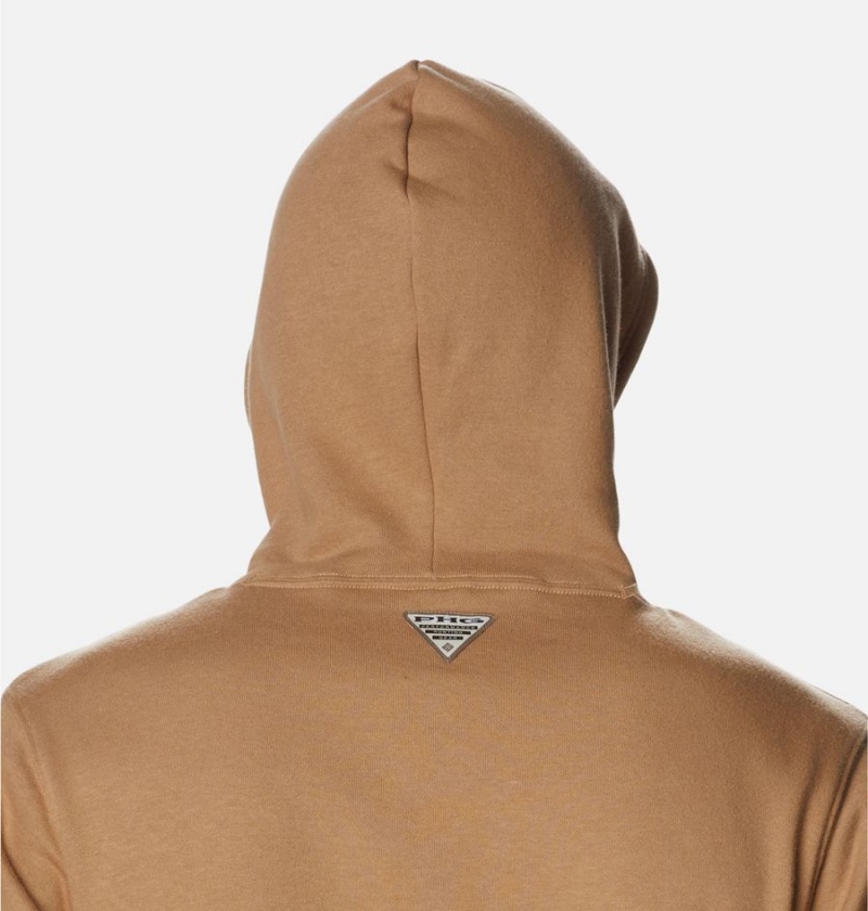Columbia PHG Game Flag II Men's Hoodie Brown | ACGVHT-429