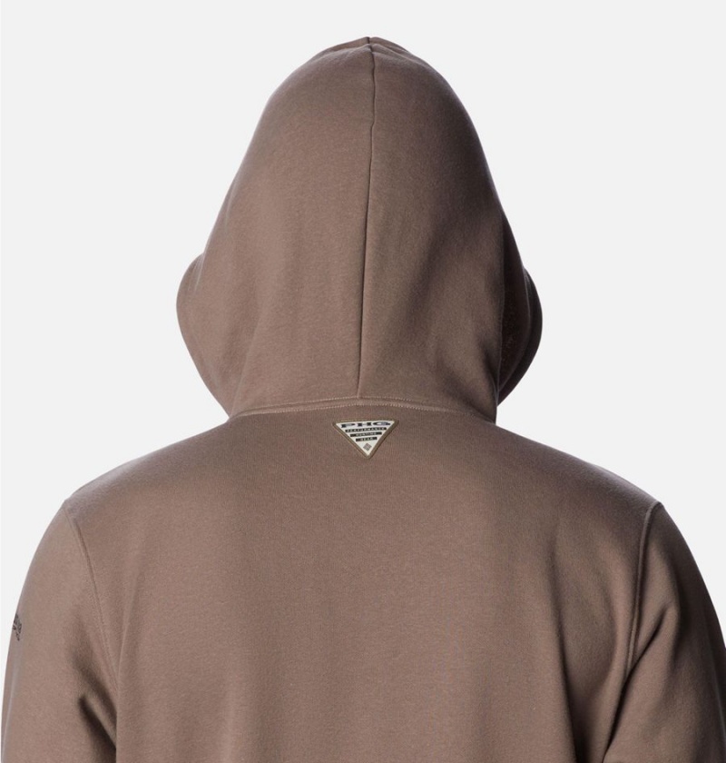 Columbia PHG Game Flag II Men's Hoodie Grey | SQKELG-943