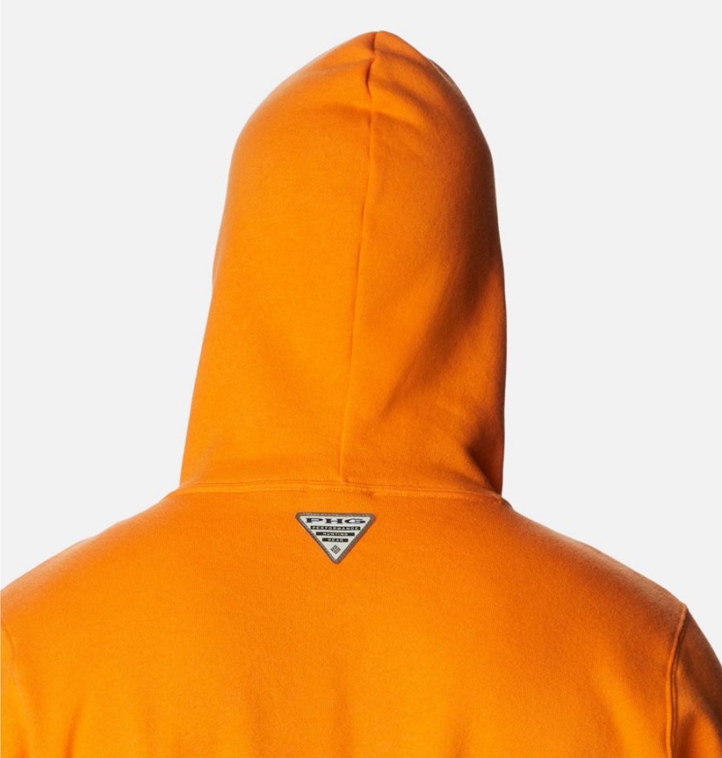 Columbia PHG Game Flag II Men's Hoodie Orange | UCRJOF-935