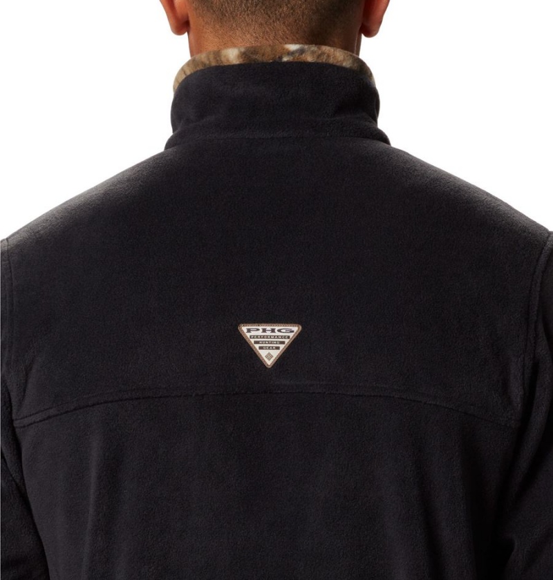 Columbia PHG Men's Fleece Jacket Black | JKYLVE-638