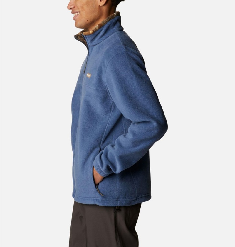 Columbia PHG Men's Fleece Jacket Blue | KHYFXR-647