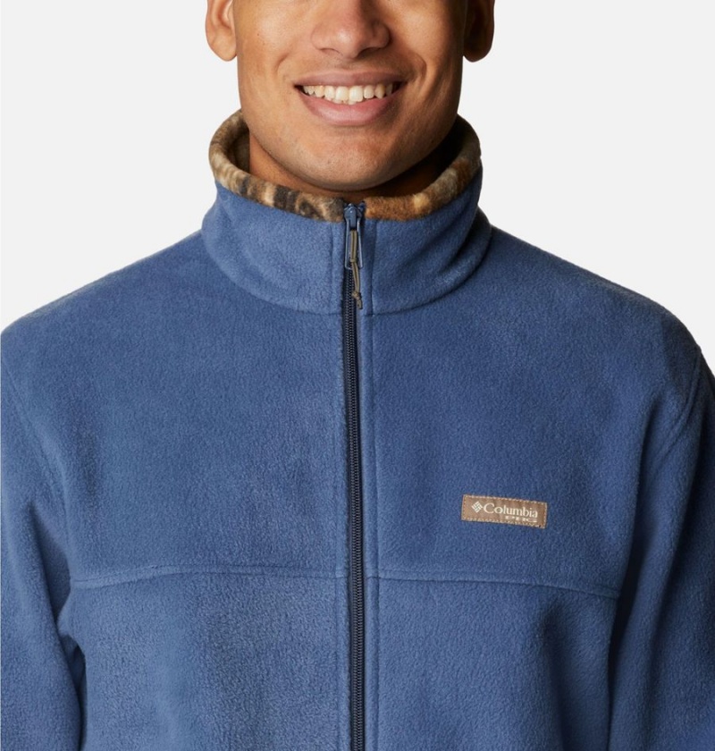 Columbia PHG Men's Fleece Jacket Blue | KHYFXR-647