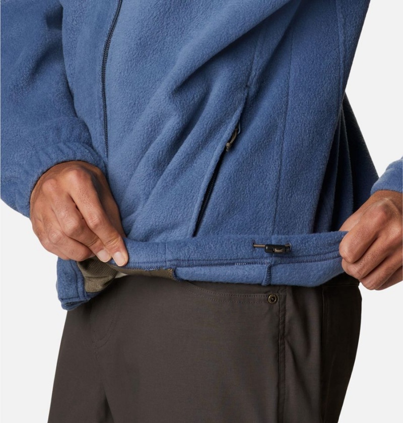 Columbia PHG Men's Fleece Jacket Blue | KHYFXR-647