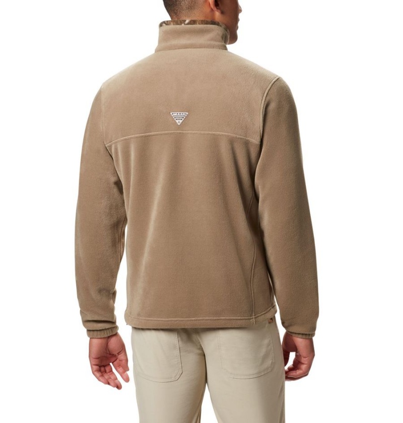 Columbia PHG Men's Fleece Jacket Brown | MQXTPA-456