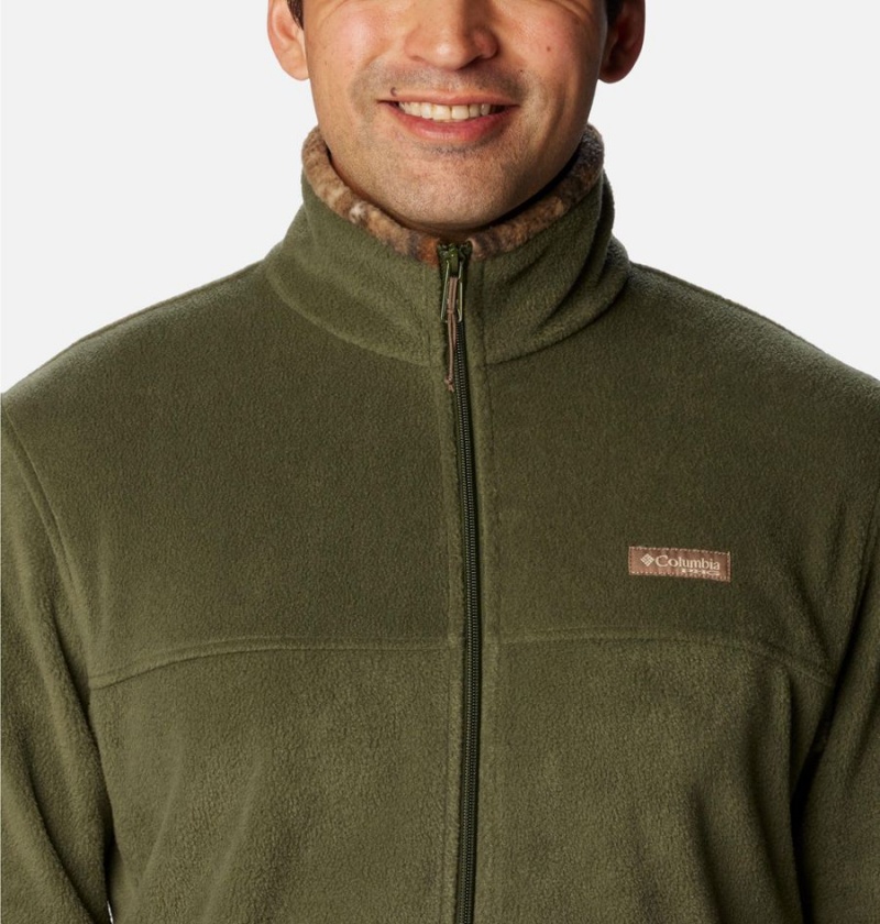 Columbia PHG Men's Fleece Jacket Olive | PEMBXZ-641