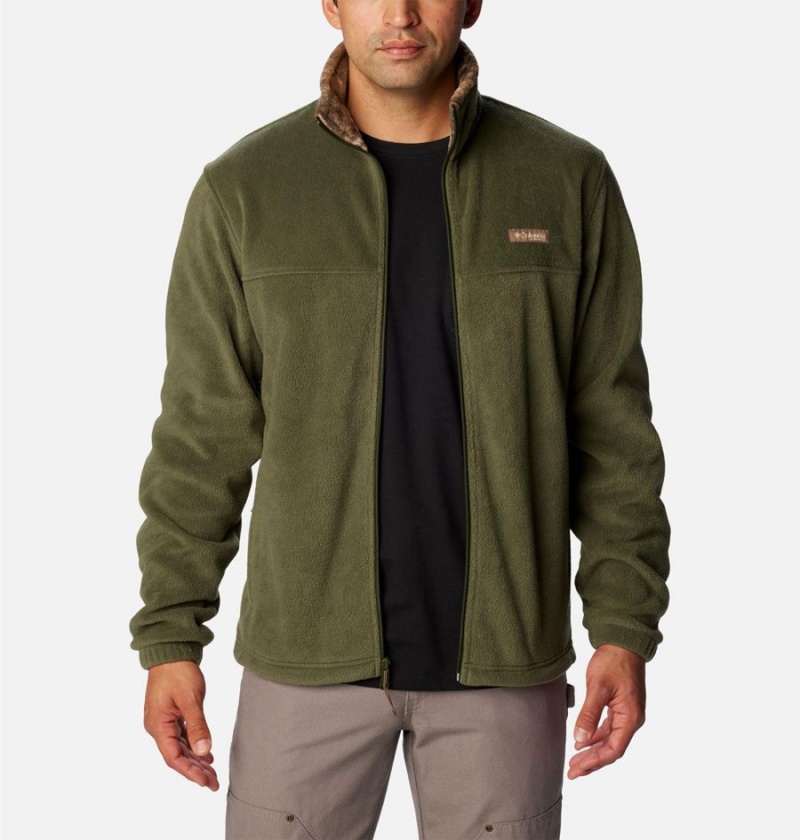 Columbia PHG Men's Fleece Jacket Olive | PEMBXZ-641
