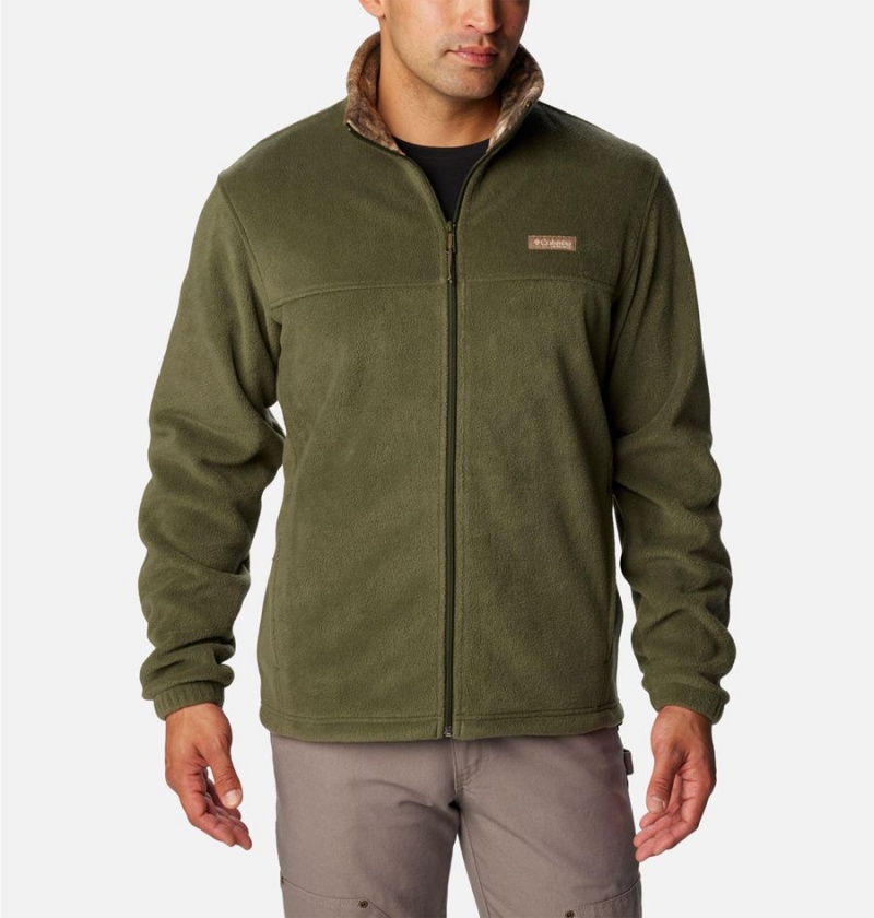 Columbia PHG Men\'s Fleece Jacket Olive | PEMBXZ-641