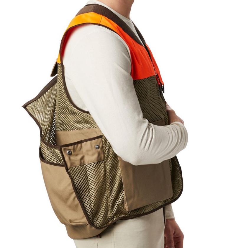 Columbia PHG Ptarmigan Bird Men's Vest Khaki | VLQWBT-178