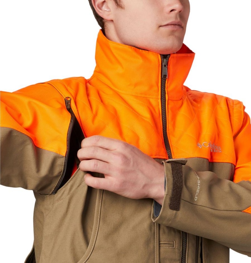 Columbia PHG Ptarmigan Interchange Men's Coats Khaki | JOLUAH-504