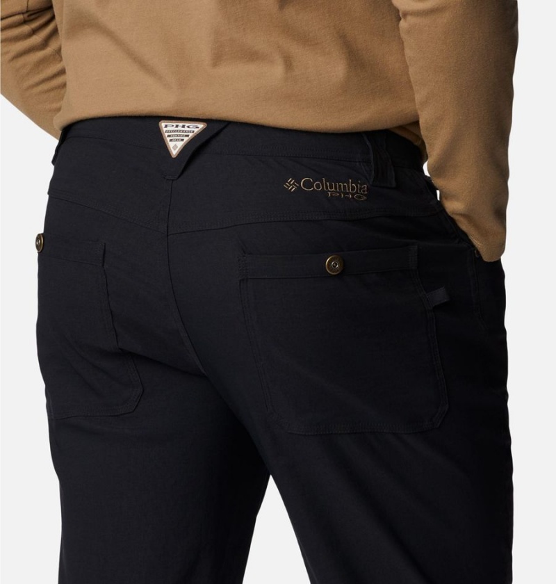 Columbia PHG Roughtail Stretch Field Men's Pants Black | QICOFG-376