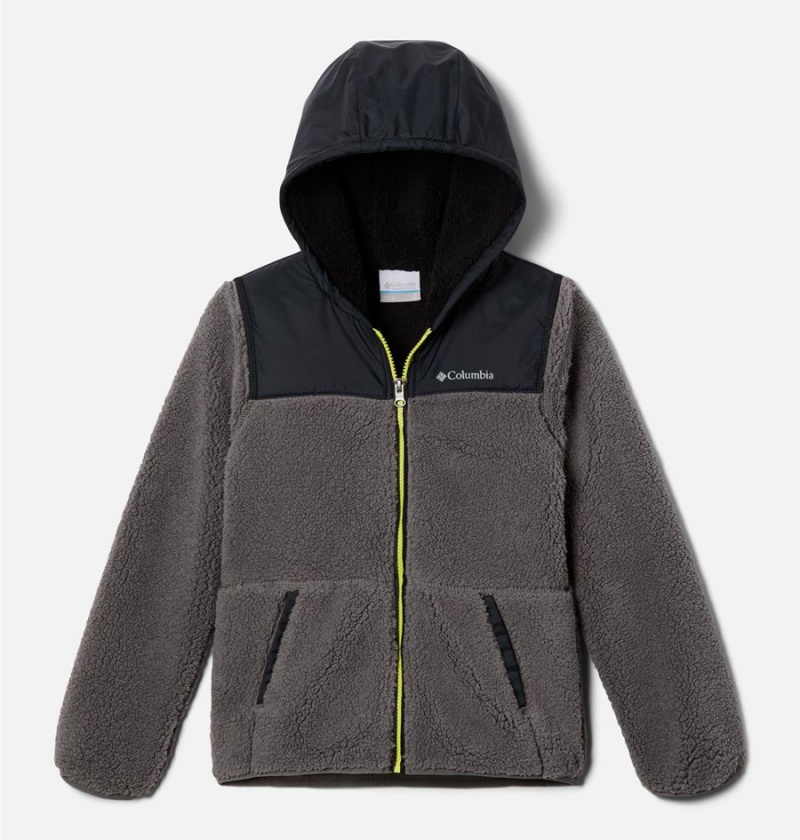 Columbia PHG Rugged Ridge Hooded Overlay Kids\' Jacket Grey | OBARNT-438