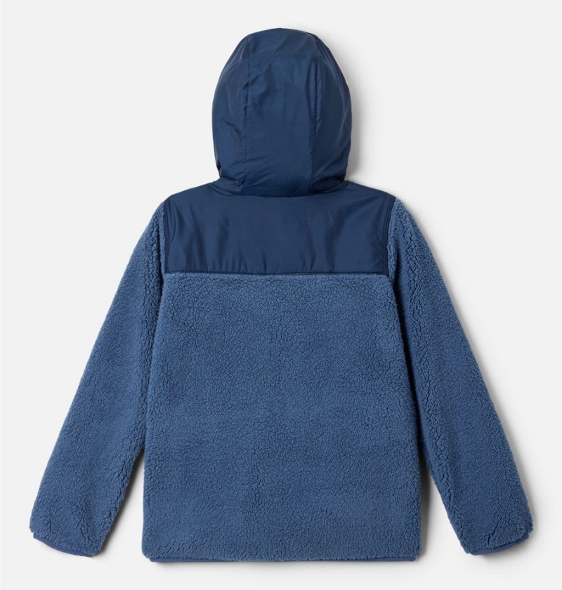 Columbia PHG Rugged Ridge Hooded Overlay Kids' Jacket Blue | LJFCBU-132