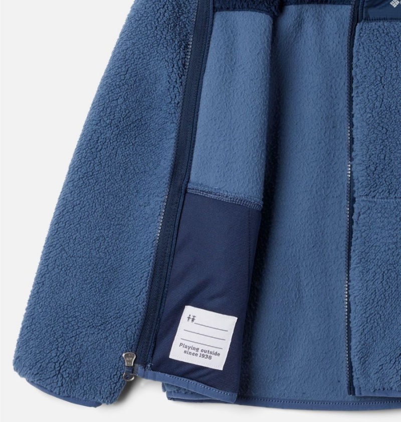 Columbia PHG Rugged Ridge Hooded Overlay Kids' Jacket Blue | LJFCBU-132
