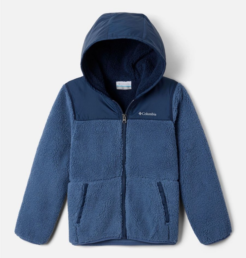 Columbia PHG Rugged Ridge Hooded Overlay Kids\' Jacket Blue | LJFCBU-132