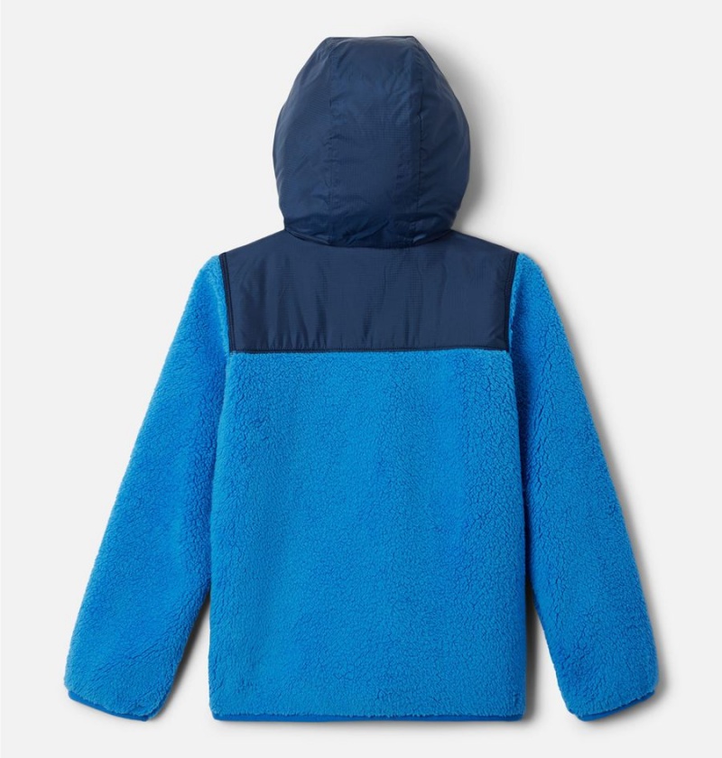Columbia PHG Rugged Ridge Hooded Overlay Kids' Jacket Blue | QKPLNB-250