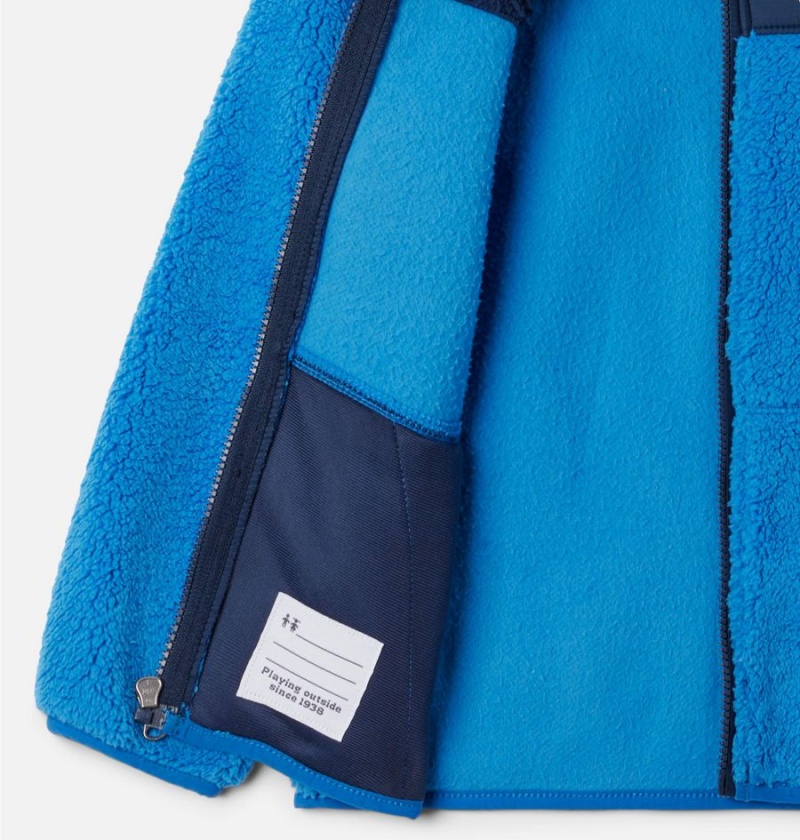 Columbia PHG Rugged Ridge Hooded Overlay Kids' Jacket Blue | QKPLNB-250