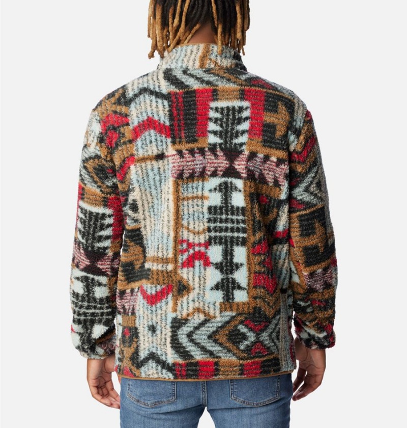 Columbia PHG Rugged Ridge II Sherpa Half Snap Men's Pullover Multicolor | AVMEPO-301