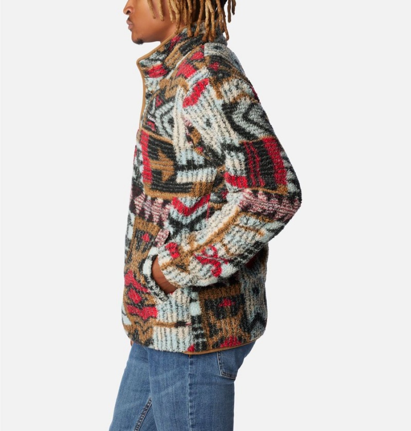 Columbia PHG Rugged Ridge II Sherpa Half Snap Men's Pullover Multicolor | AVMEPO-301