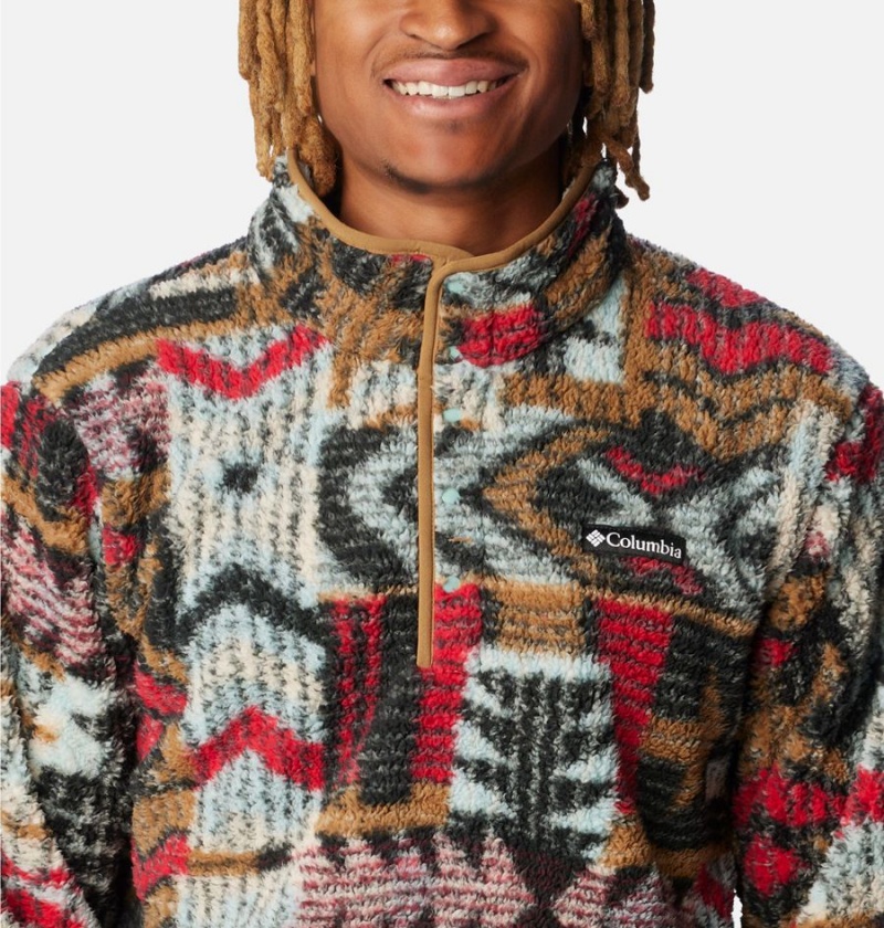Columbia PHG Rugged Ridge II Sherpa Half Snap Men's Pullover Multicolor | AVMEPO-301